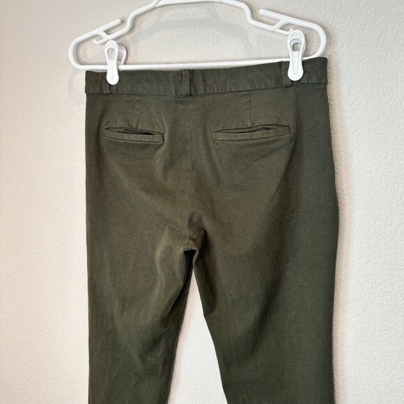 Banana Republic Factory Hunter Green Sloan Curvy Fit Ankle Pants - Size 8 - EUC - Picture 5 of 6